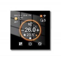 EcoTerm Touch Screen Room Black