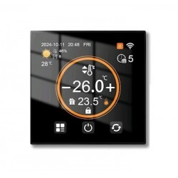 EcoTerm Touch Screen Room Black
