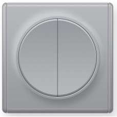 OneKeyElectro Вимикач подвійний Сірий (1Е31501302)