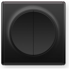 OneKeyElectro Вимикач подвійний Чорний (1Е31501303)