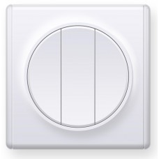 OneKeyElectro Вимикач потрійний Білий (1Е31901300)