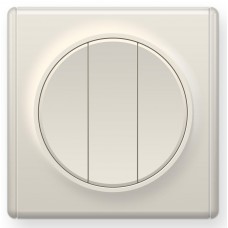 OneKeyElectro Вимикач потрійний Бежевий (1Е31901301)