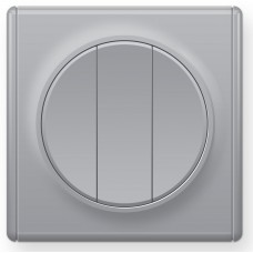 OneKeyElectro Вимикач потрійний Сірий (1Е31901302)