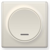 OneKeyElectro Вимикач одинарний з підсвіткою Бежевий (1Е31701301)