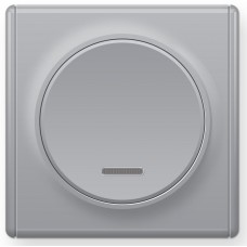 OneKeyElectro Вимикач одинарний з підсвіткою Сірий (1Е31701302)
