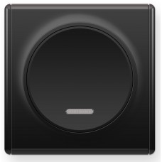 OneKeyElectro Вимикач одинарний з підсвіткою Чорний (1Е31701303)