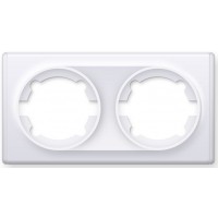 OneKeyElectro Рамка подвійна Біла (1Е52201300) 
