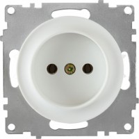 OneKeyElectro Розетка без заземлення Біла (1Е10301300) 