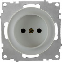 OneKeyElectro Розетка без заземлення Сіра (1Е10301302) 