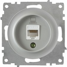 OneKeyElectro Розетка комп'ютерна 1xRJ45 кат.5e Сіра (1Е20701302) 