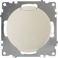 OneKeyElectro Розетка з кришкою, з заземленням Бежева (1Е10501301) 