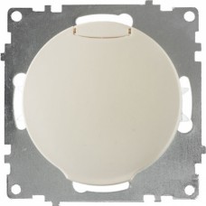 OneKeyElectro Розетка з кришкою, з заземленням Бежева (1Е10501301) 