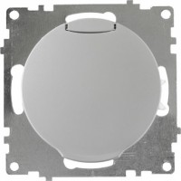 OneKeyElectro Розетка з кришкою, з заземленням Сіра (1Е10501302) 