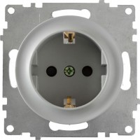 OneKeyElectro Розетка із заземленням Сіра (1Е10201302) 